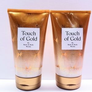 Bath & Body Works TOUCH OF GOLD Exfoliating Glow Body Scrub, 8 oz (2 pcs)